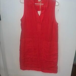 Sleeveless Red Dress